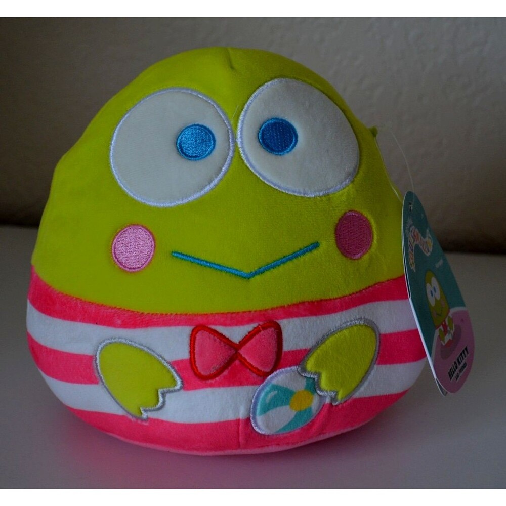 Squishmallows Hello Kitty & Friends Keroppi Plush NWT 7" Frog Sanrio Jazwares